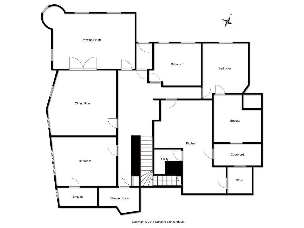 Elegant 3-Bedroom Ramsay Garden Apartment In Edinburgh City Centre Esterno foto
